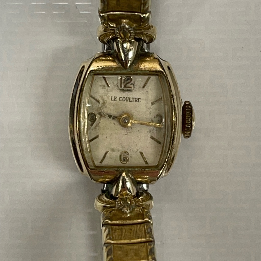 Vintage 1940s Lecoultre 10k Gold Case Ladies Watch